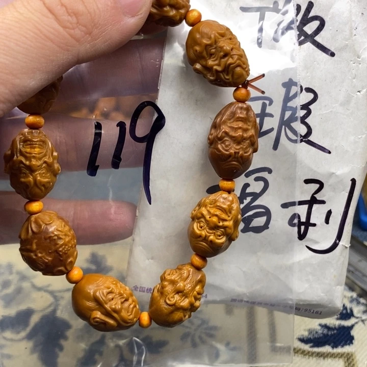 橄榄核手串/手链橄榄核雕工艺手串