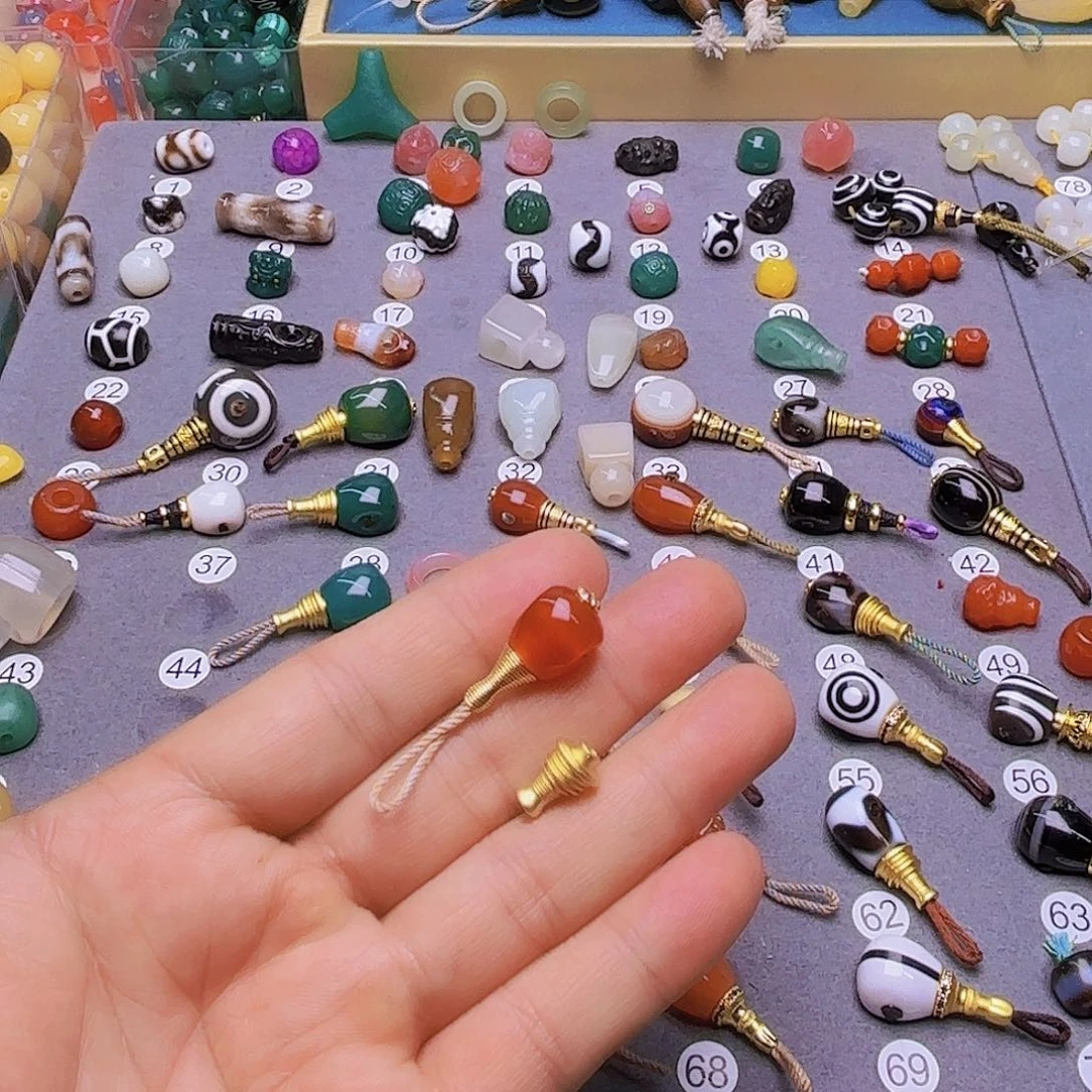 玛瑙/玉髓隔珠未镶嵌捌*-