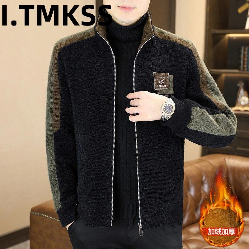呢子外套男士2026冬季新款加绒加厚保暖休闲毛呢大衣短款立领夹克