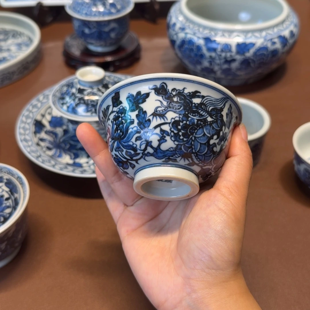 手工手绘茶具微瑕