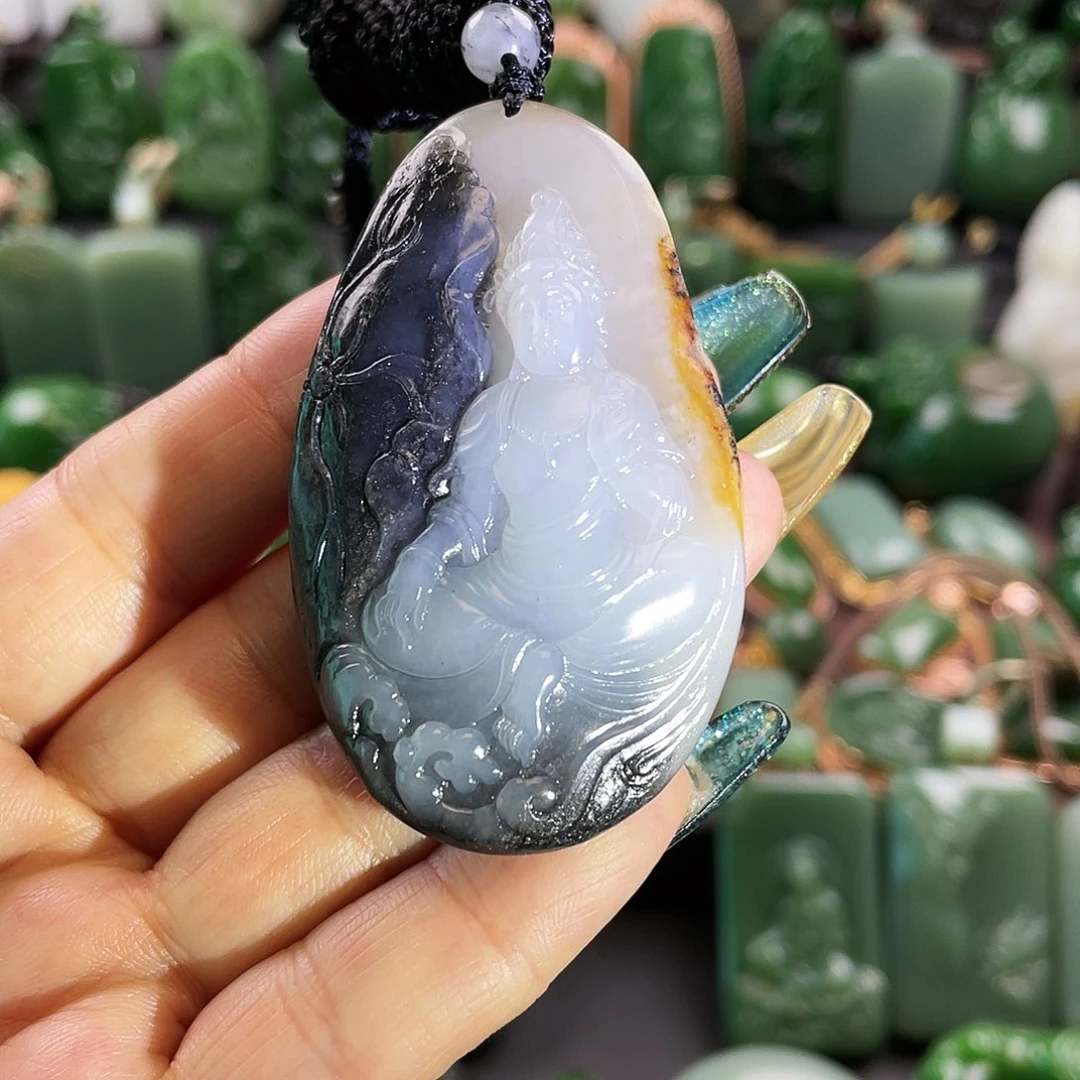 和田玉挂件未镶嵌栎****场