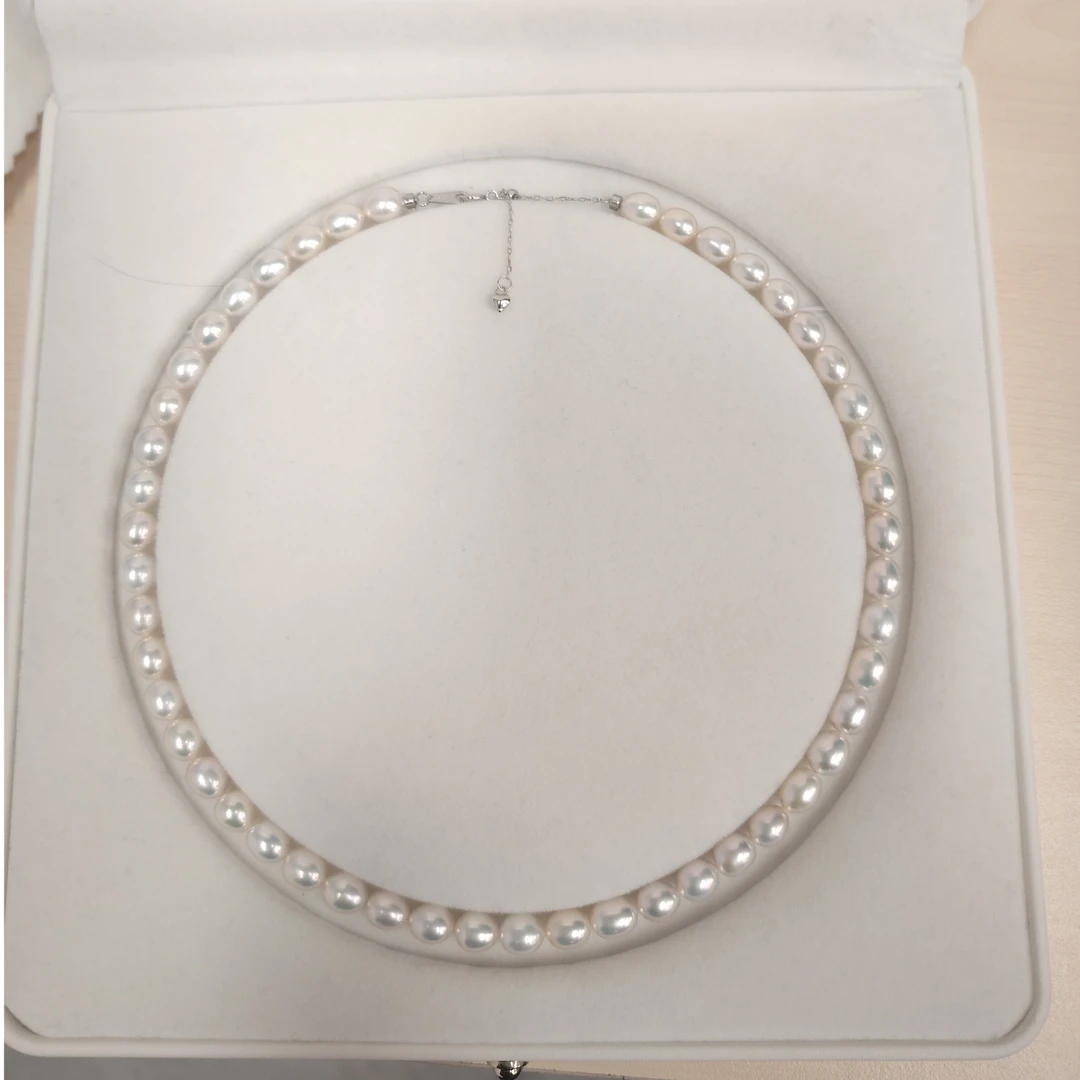 AIKJIANG/爱匠【白总】稀有人鱼姬色美人泪项链 7mm左右s925银