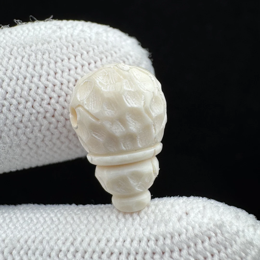 D4153天然猛犸牙 三通 10*15mm支持鉴定 假一罚四