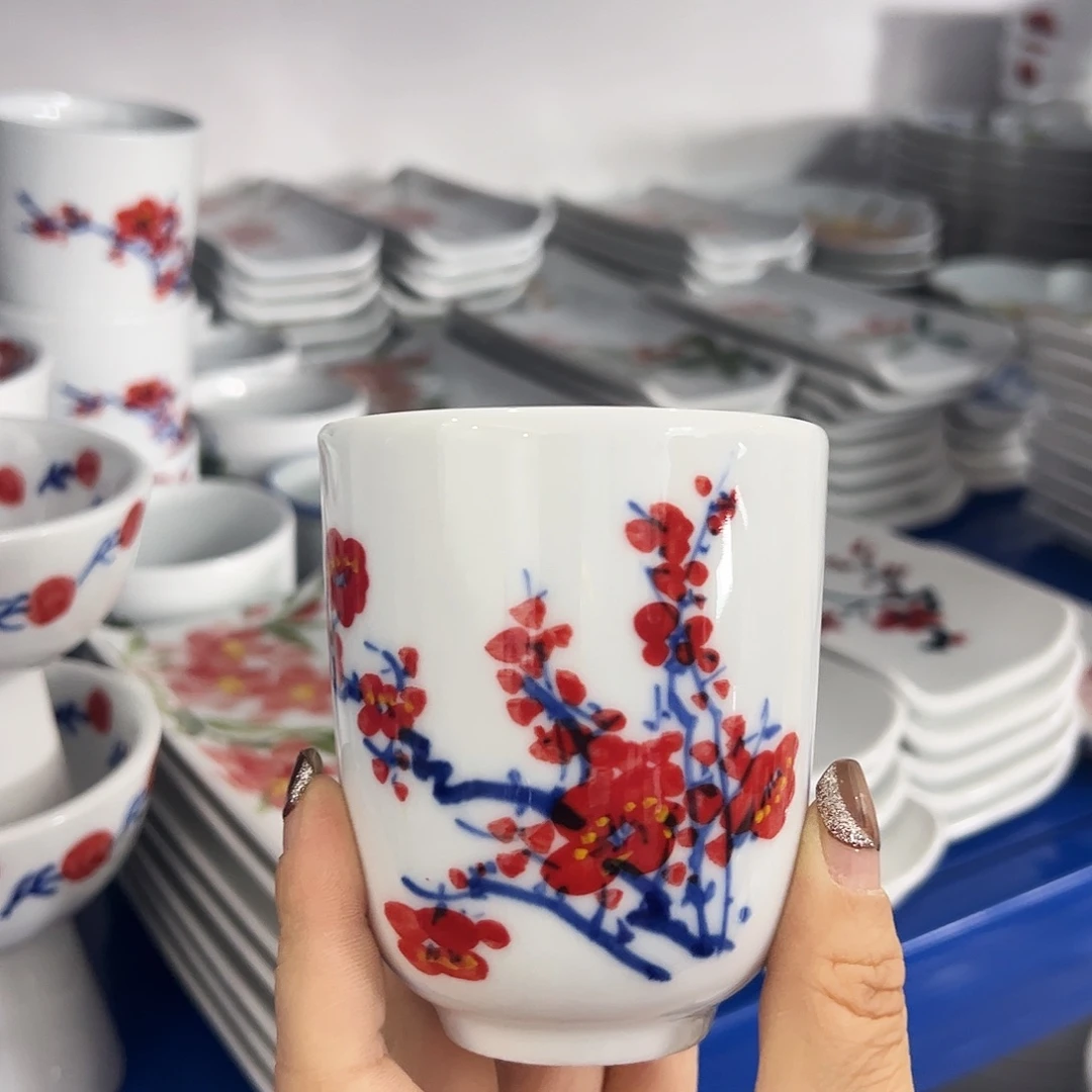 瓷片景德镇陶瓷手工手绘制作