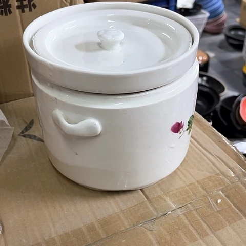 微瑕，不能明火，双盖炖盅1.3L