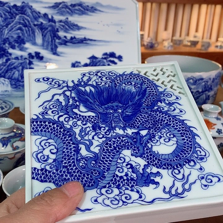 錡镇堂手工手绘干湿泡台