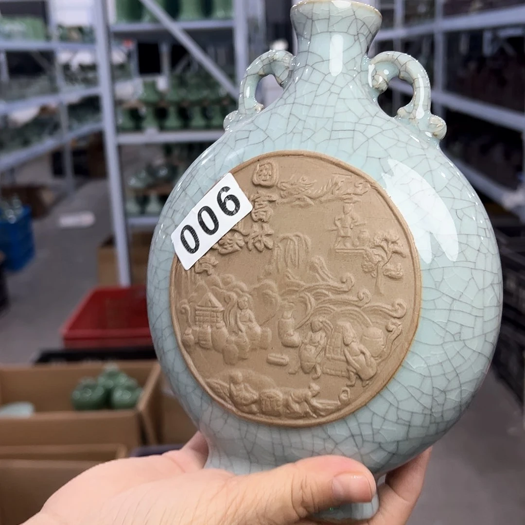 龙泉云间青瓷小米茶器