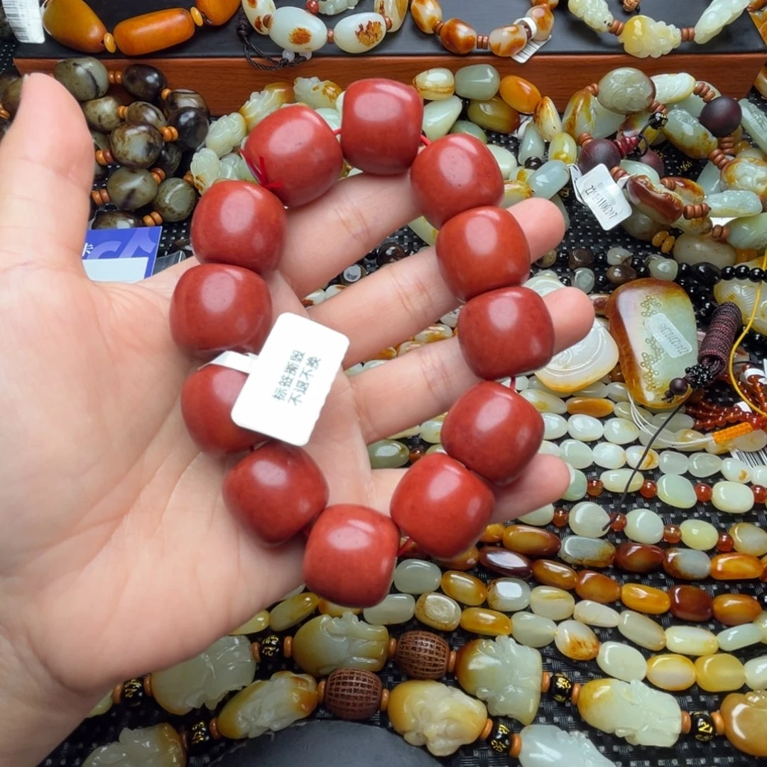 和田玉手链未镶嵌精****等