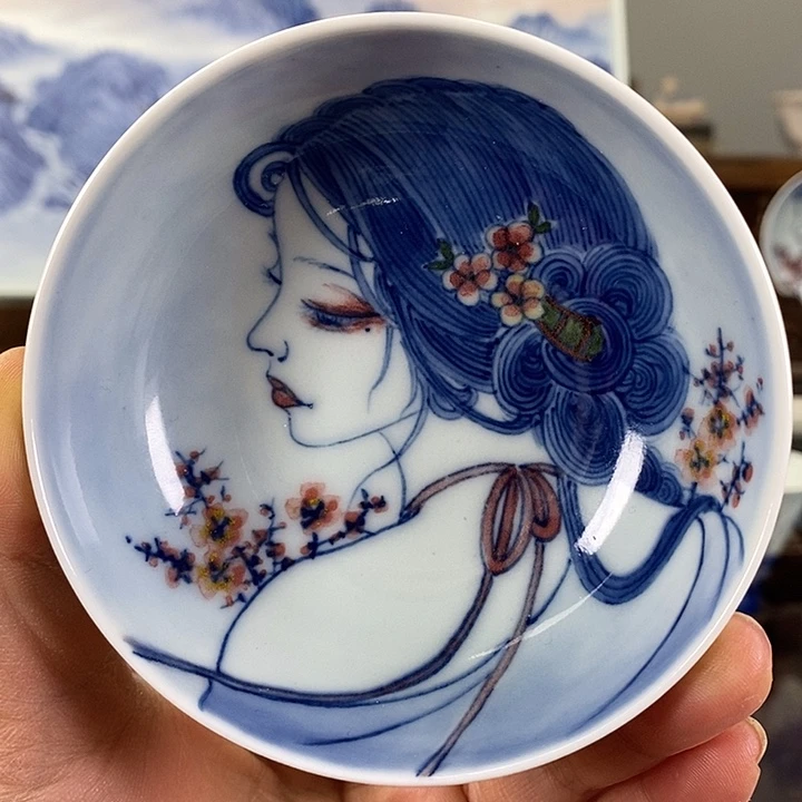 杯景德镇手工手绘陶瓷，高亮兴老师作品