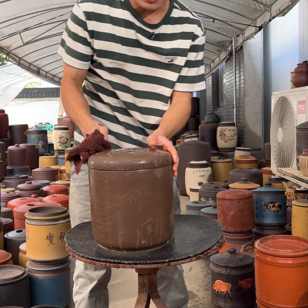 紫砂茶叶罐7 饼茶叶罐