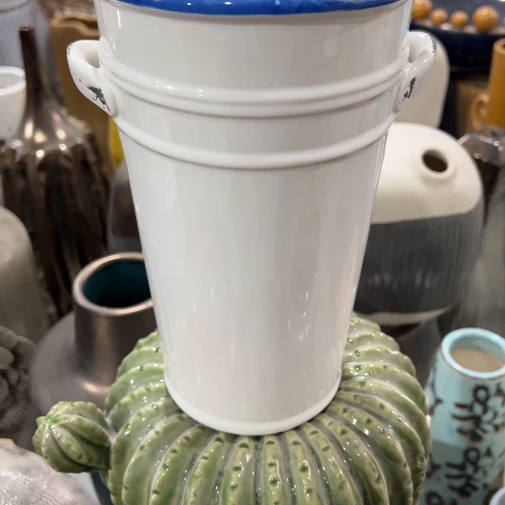 陶瓷花瓶摆件外贸出口微瑕捡漏