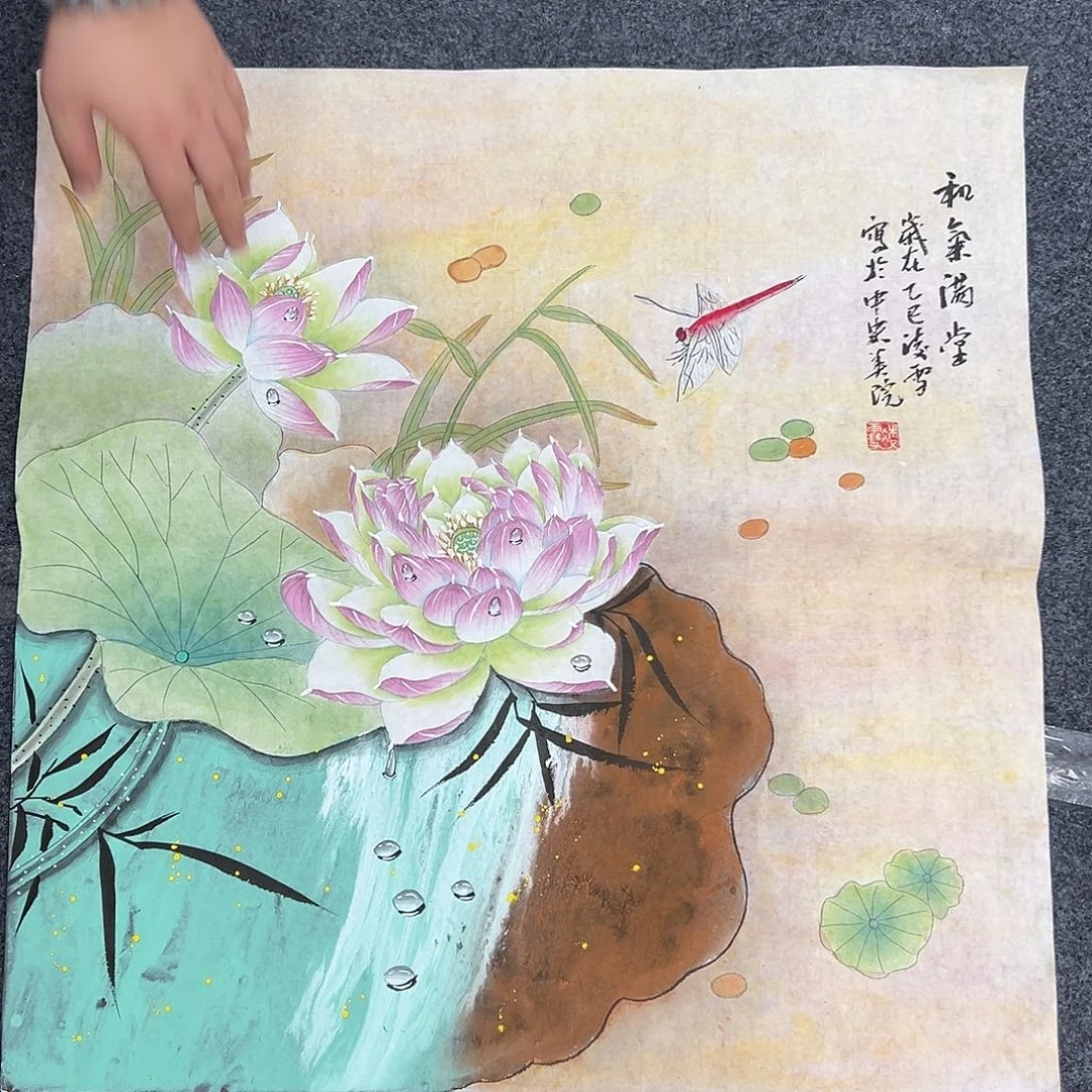 国画国画作品宣纸纯手绘