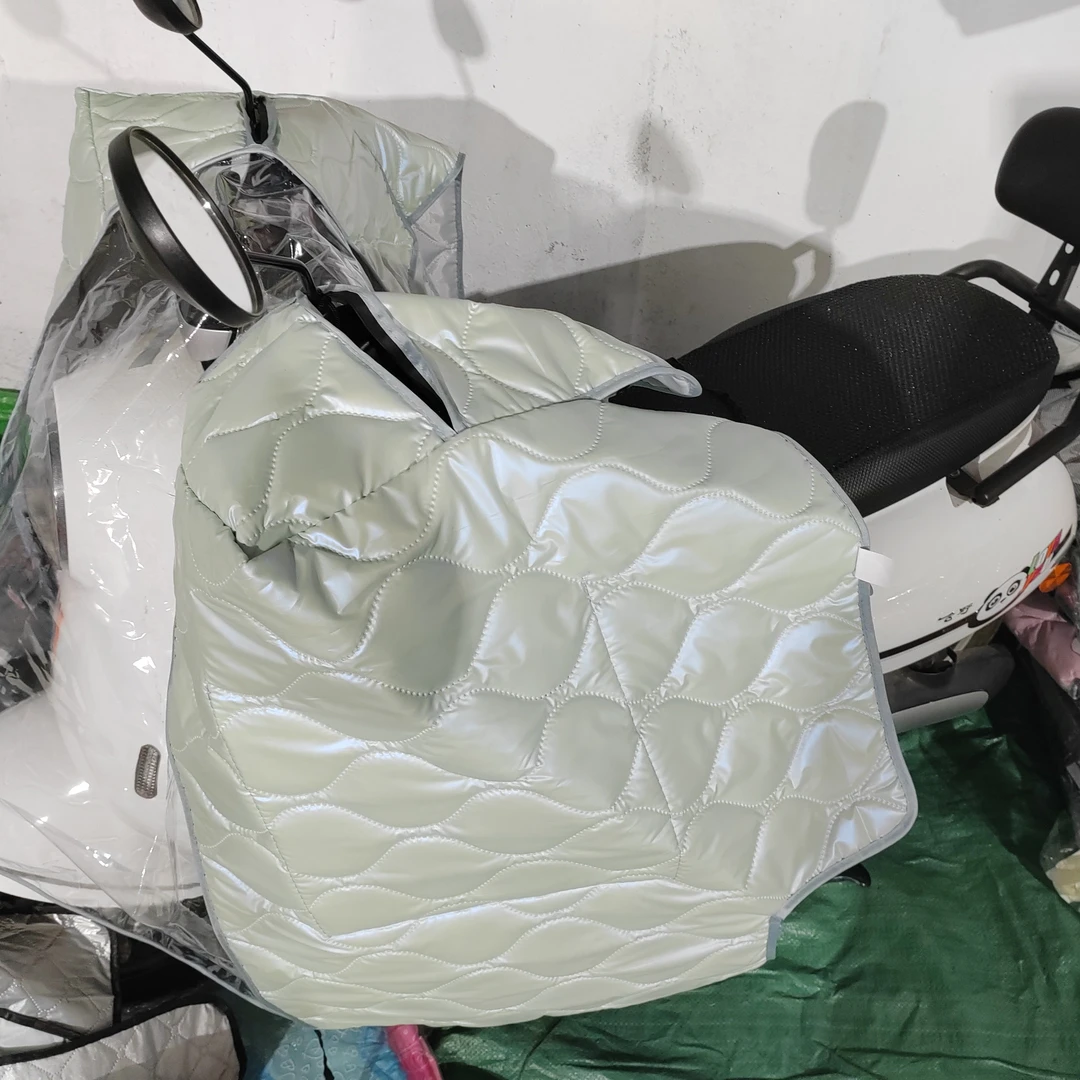 新款电动车挡风被防晒遮阳防水斗篷式电摩防风罩踏板电瓶车防风被