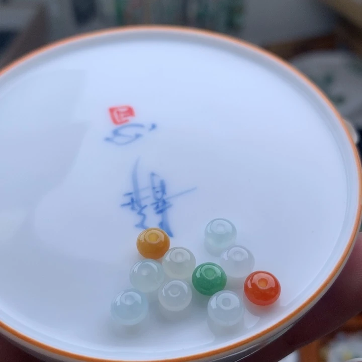 翡翠散珠鼓珠一手