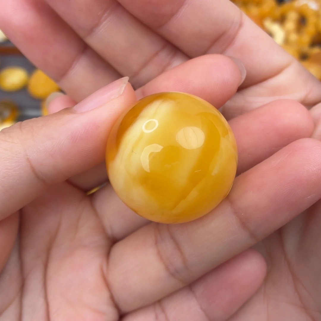 裸石蜜蜡未镶嵌28珠