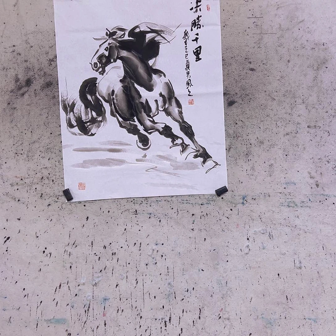 用***春国画三尺100x50cmcm