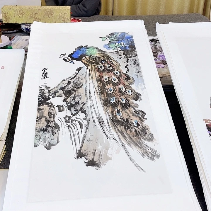 国画张圣敏先生纯手绘作品