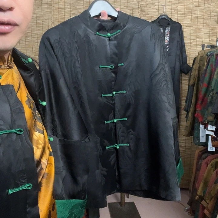 星***心香云纱棉服3XL开衫