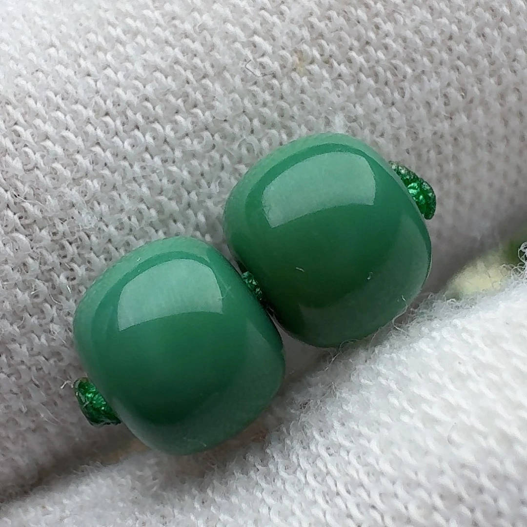 绿松石未镶嵌老型对珠6