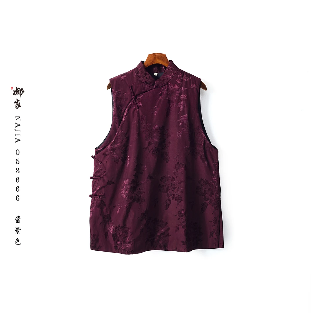 娜家国风线提老锻夹棉NJM(053666)百搭复古中国风汉服