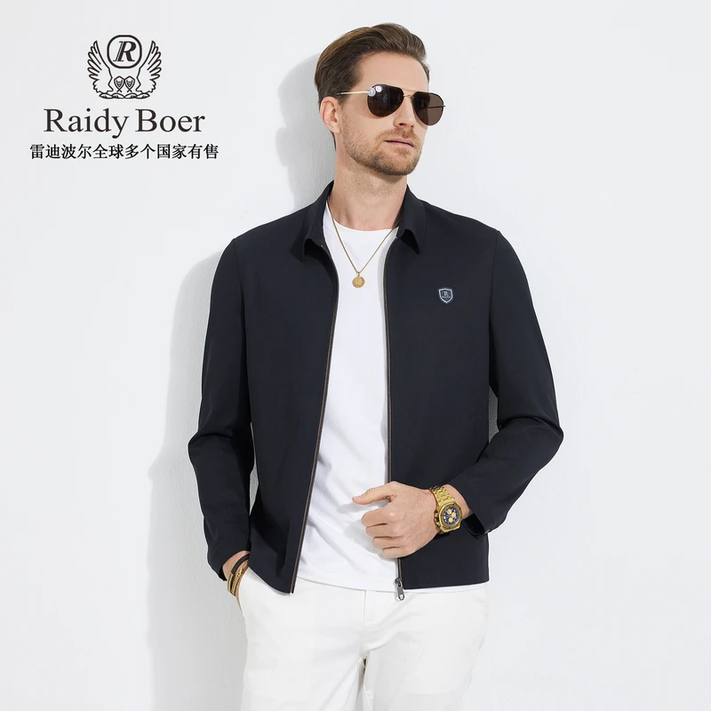 【观澜系列】雷迪波尔外套男款春秋定制胸章商务行政夹克外套男3045
