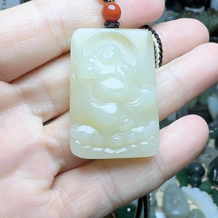 和田玉（青玉）未镶嵌颈饰