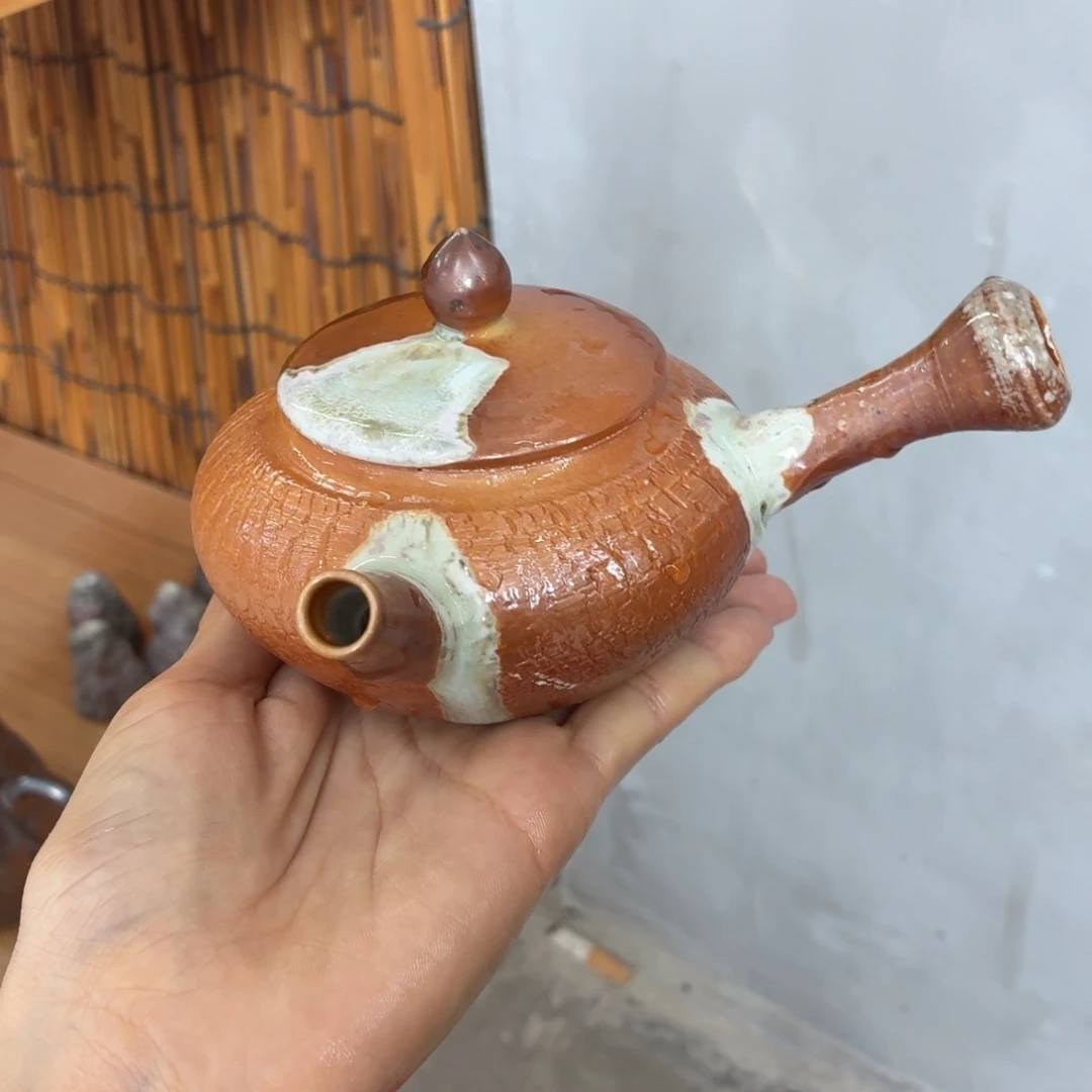 陶园柴烧，精品高货677底部打磨