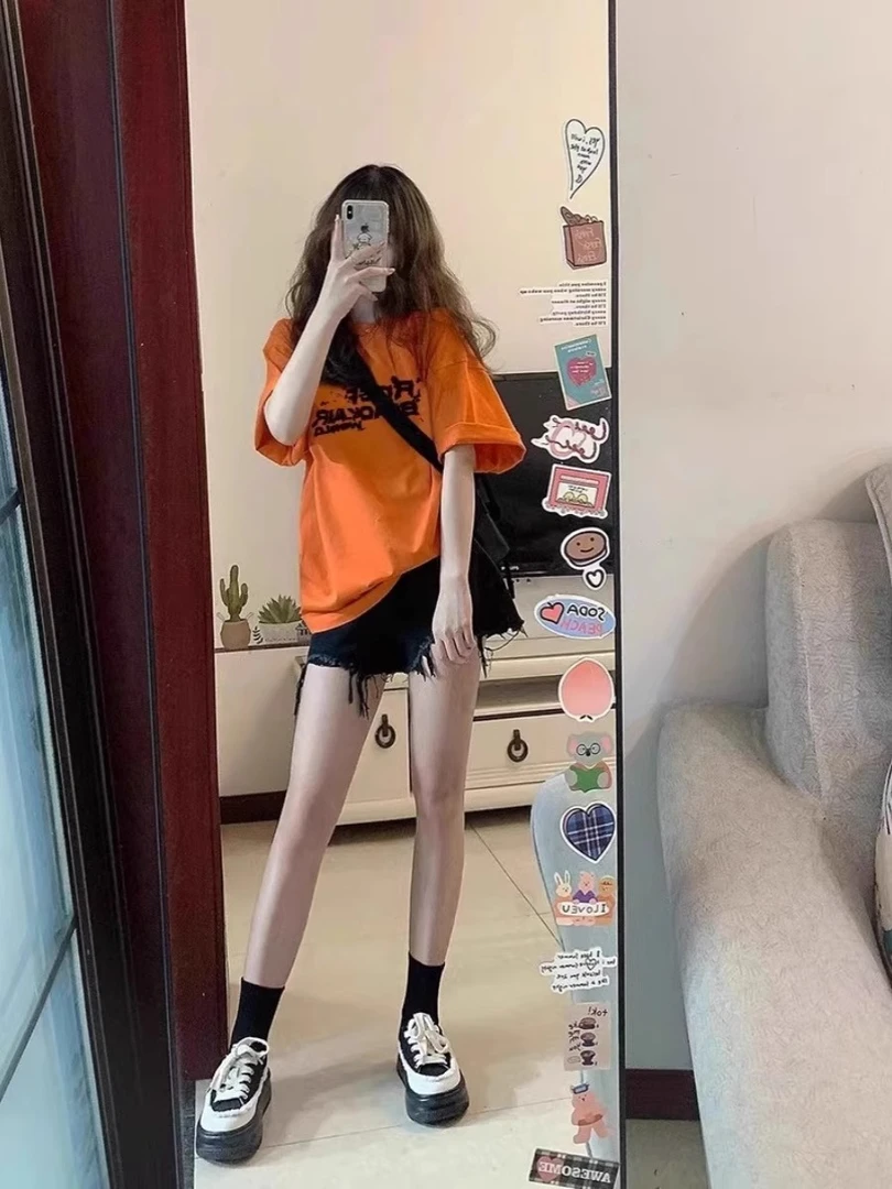 夏装小个子减龄穿搭一整套夏日多巴胺搭配显瘦短裤两件套装女夏款