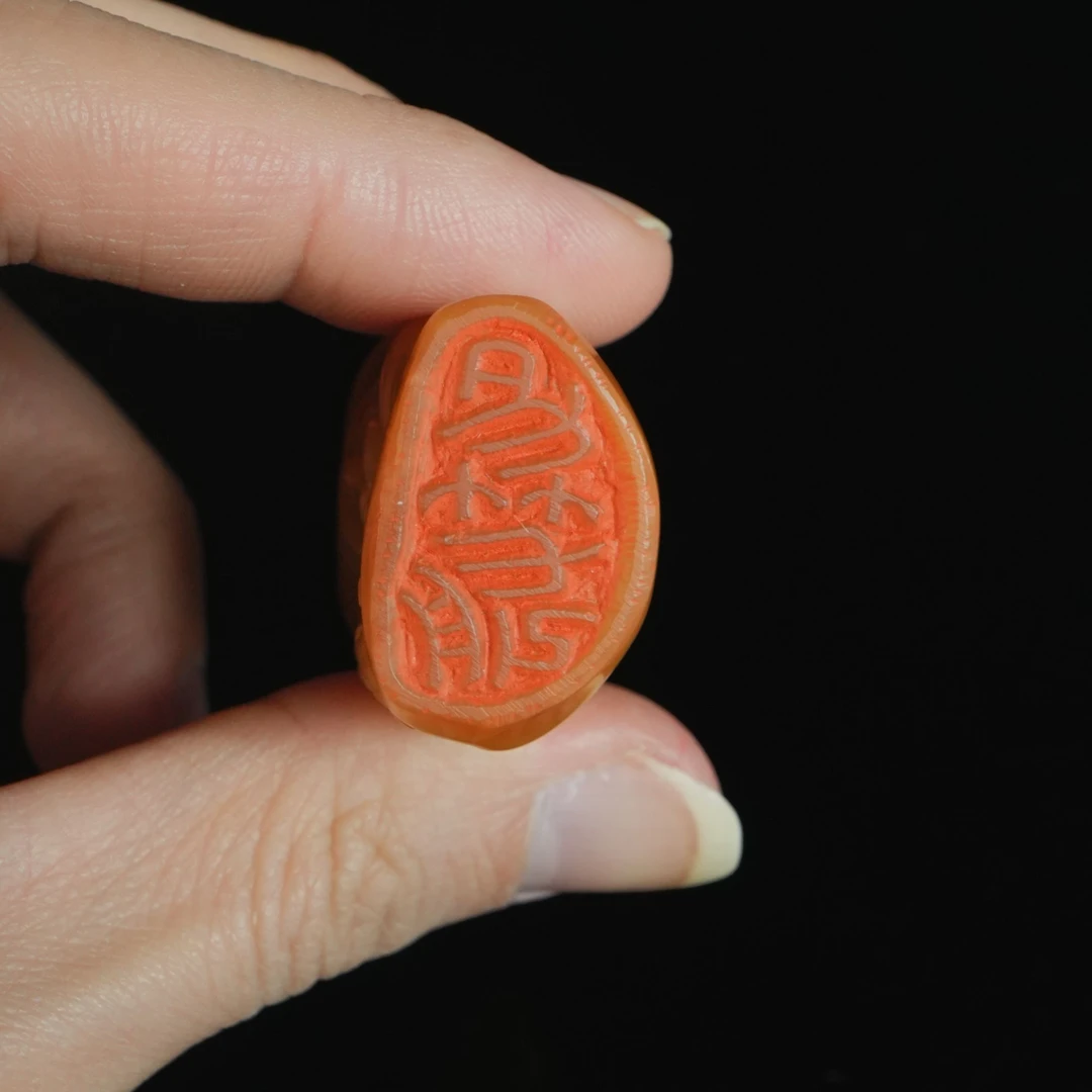 DY-C1530 寿山 田黄石“般若”印章 26*19*59mm42.04g