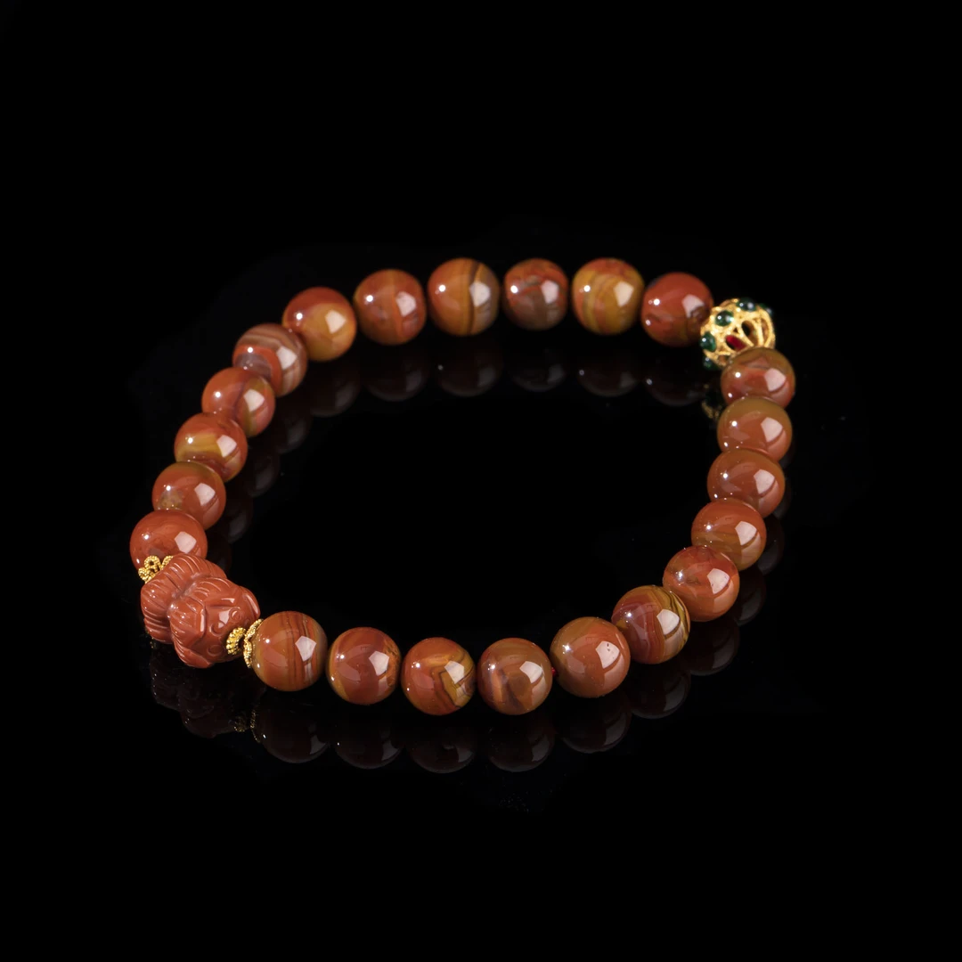 K员格格/战国红玛瑙手串/JGG2101