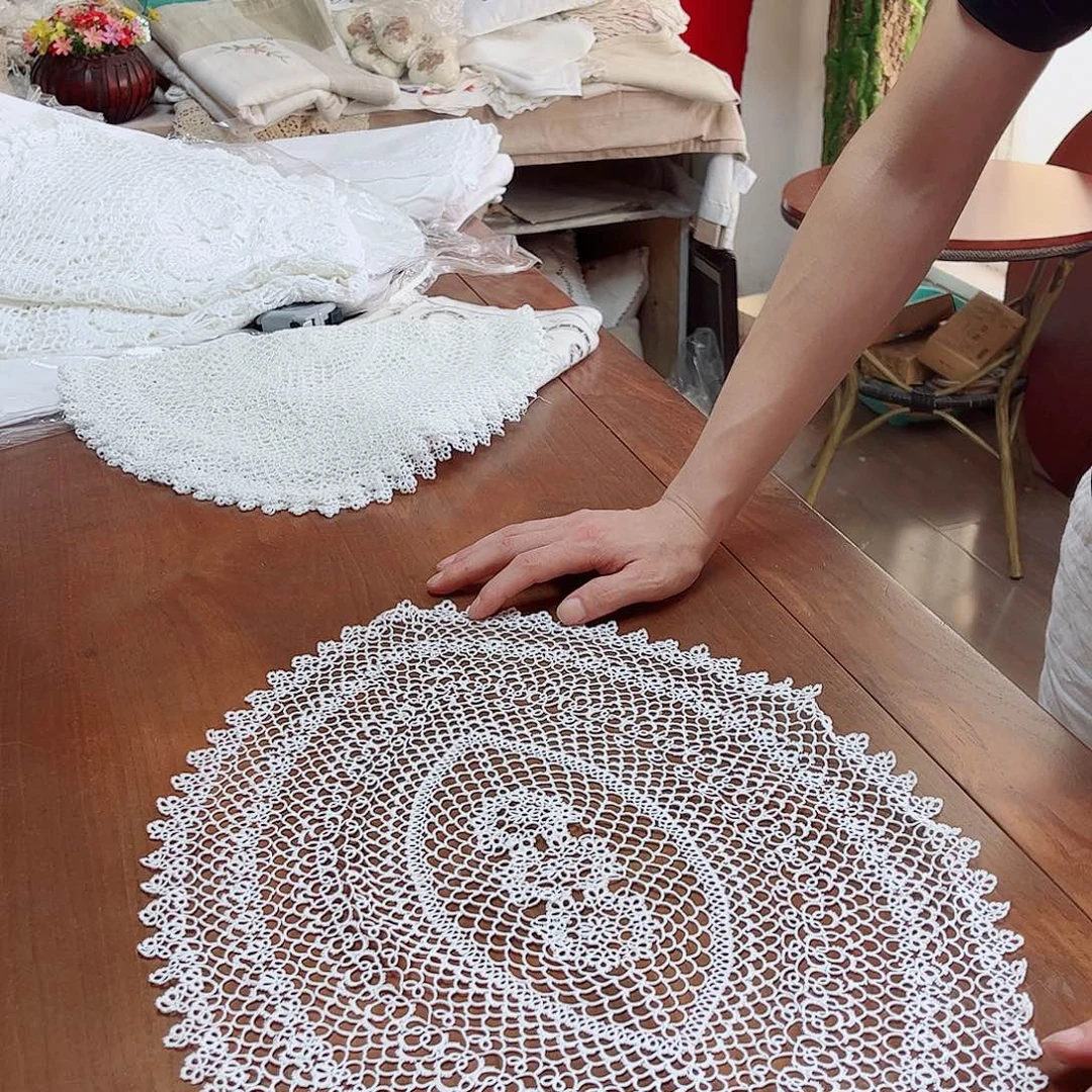 毛绒亚麻棉158-40/55厘米椭圆