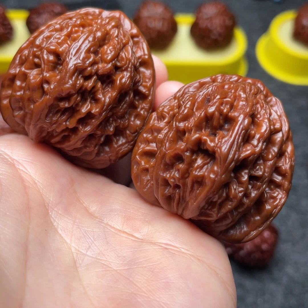 吊坠文玩核桃文玩核桃 手把件 麦穗虎头 41