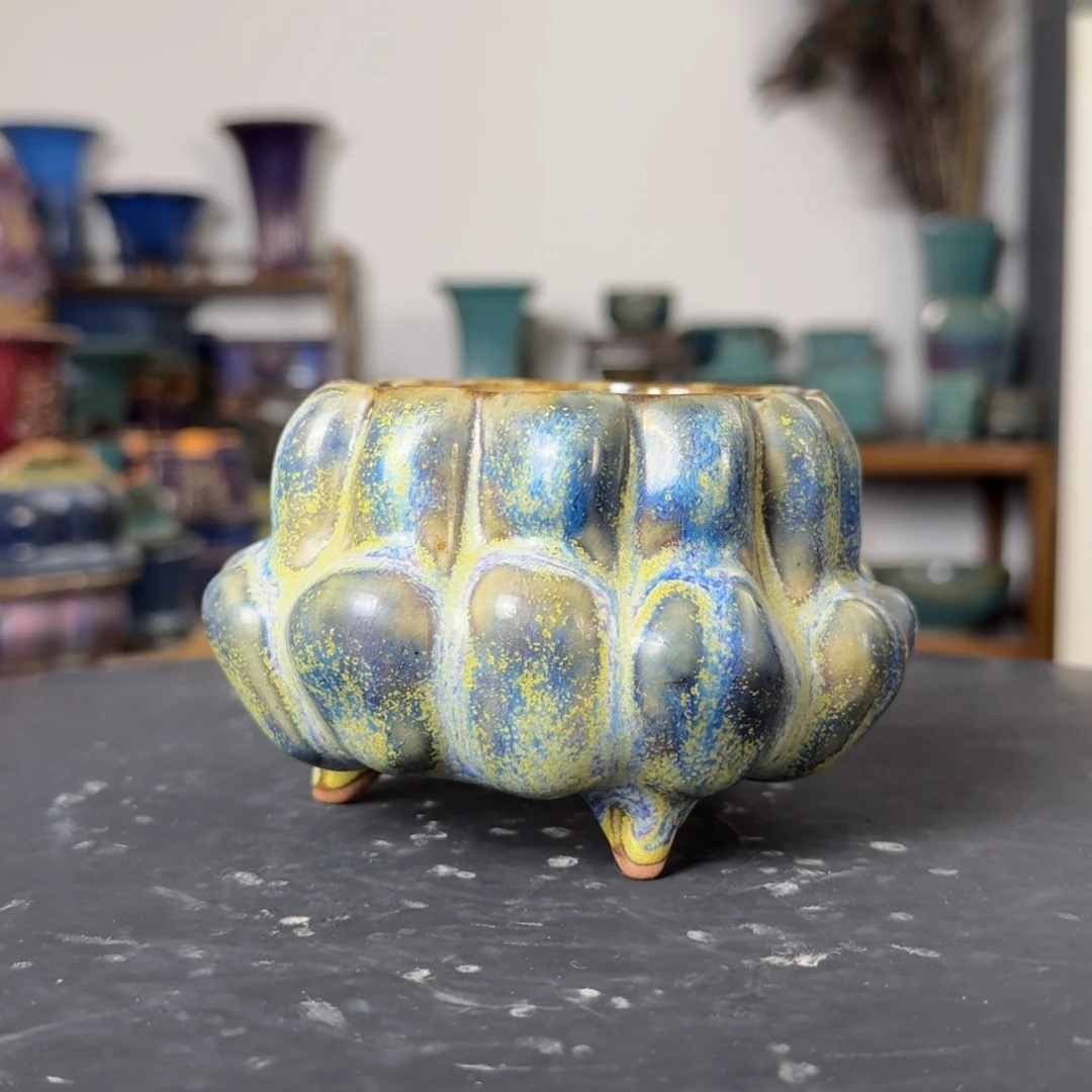 茶***伴陶摆件觉象绿植盆景花盆