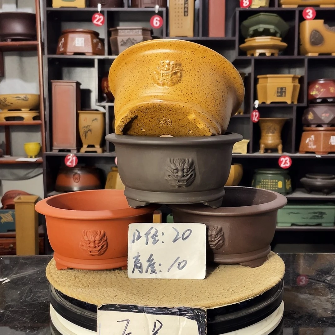 D-盆尚好紫砂花盆