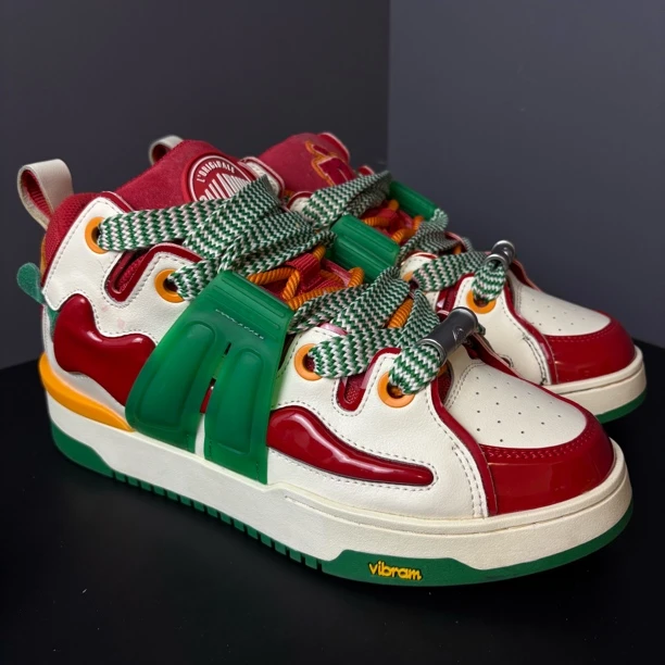 95新 maje 43码 Palladium 辣椒鞋 休闲鞋 板鞋 男款 红白 无盒