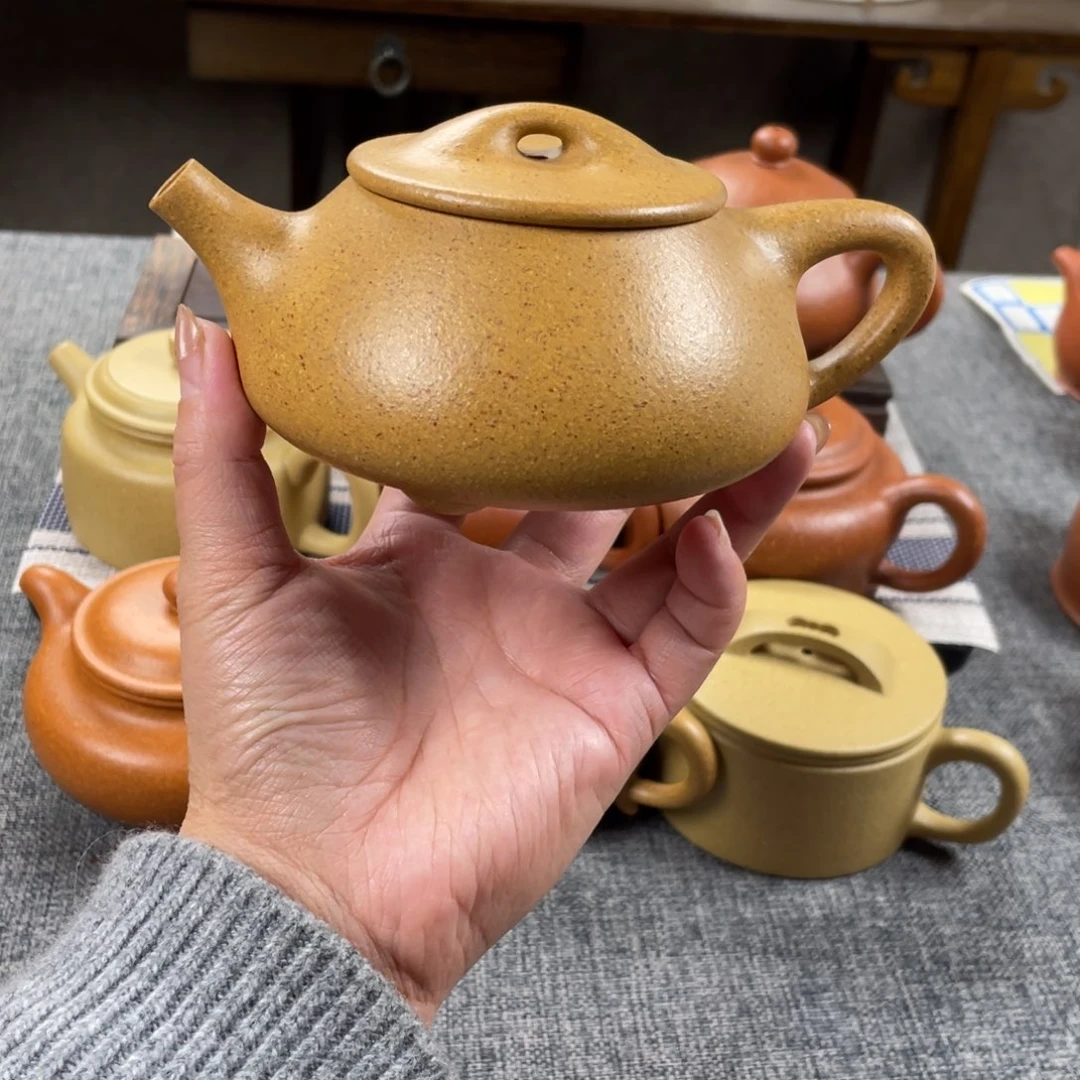 紫砂茶壶黄金段景舟石瓢全手30目249