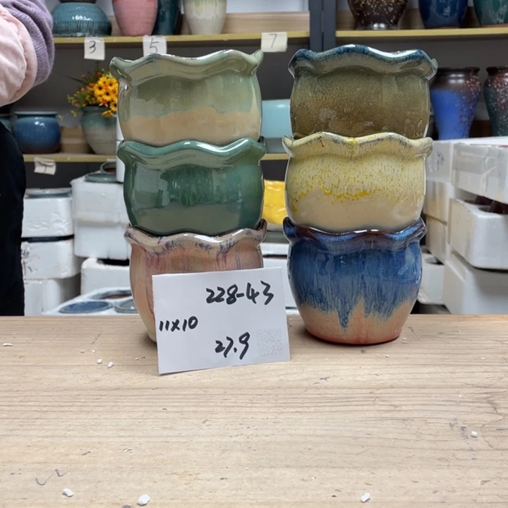 紫砂花盆多肉花盆微瑕43