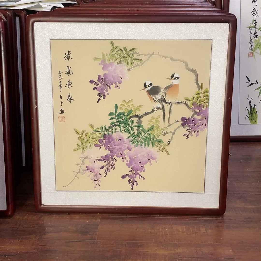 国画带框尺寸63*63厘米