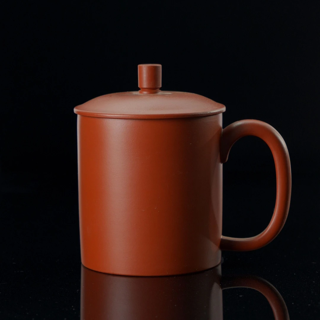 紫砂朱泥办公杯