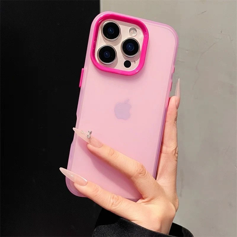 磨砂简约适用12/15手机壳iPhone16promax保护套14Pro高级13软防摔