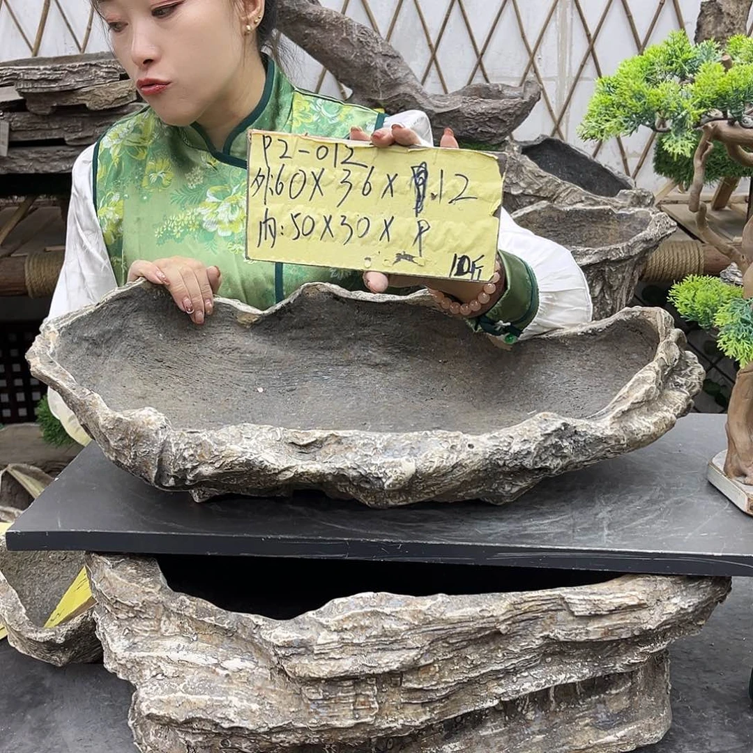 盆景异性花盆鱼缸p2-012