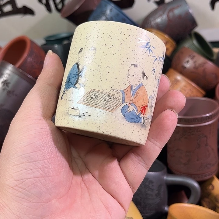 茶杯紫砂全手工紫砂主人杯