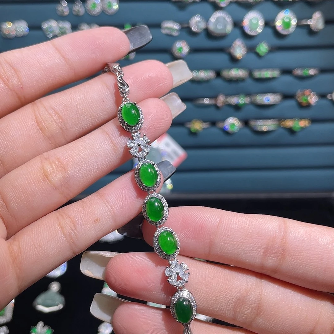 未镶嵌手链翡翠手链