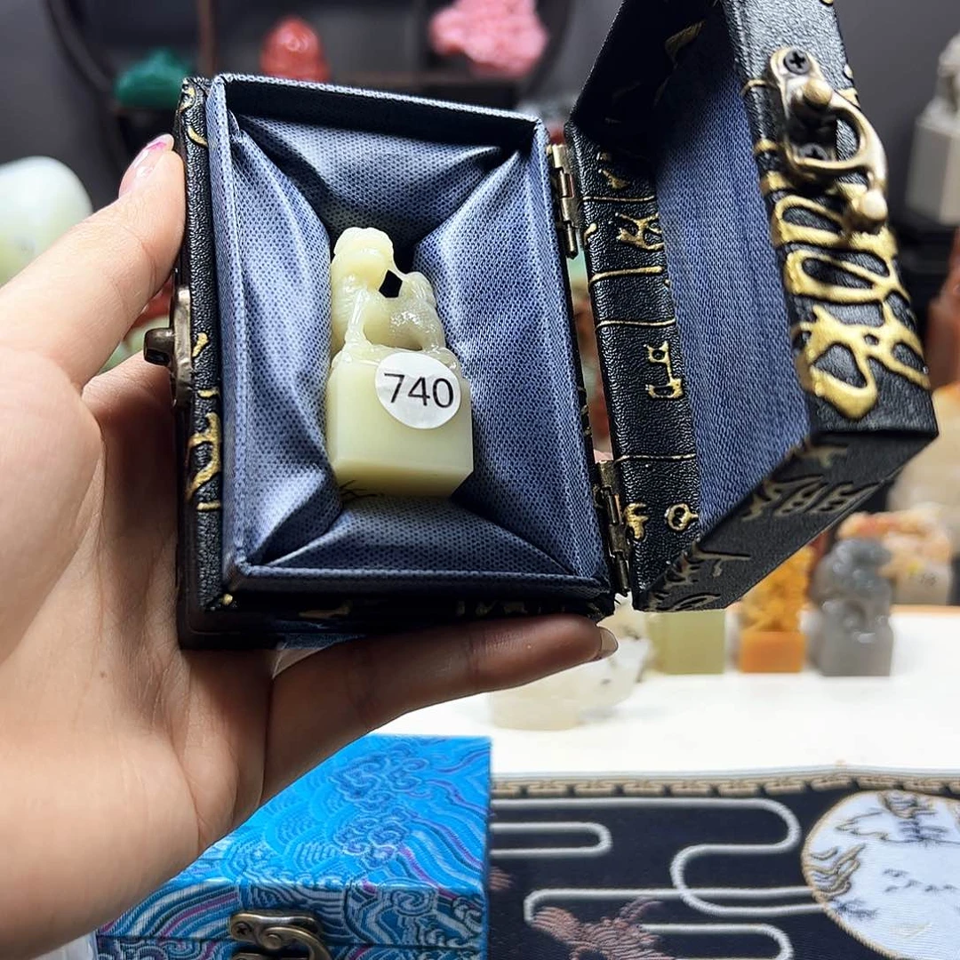 寿山石印石染*寿山石印章