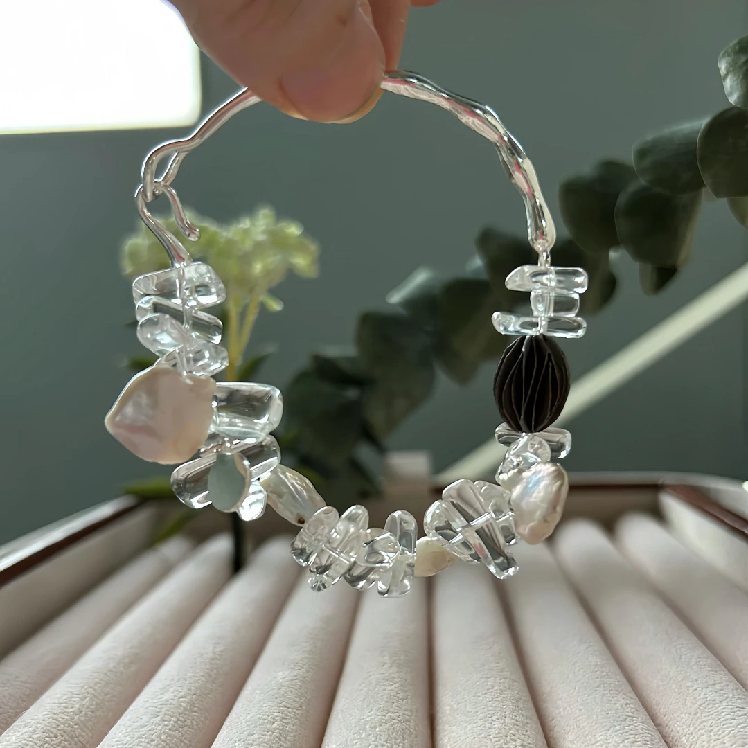 925银手链 【隐晦与皎洁】手串 925银