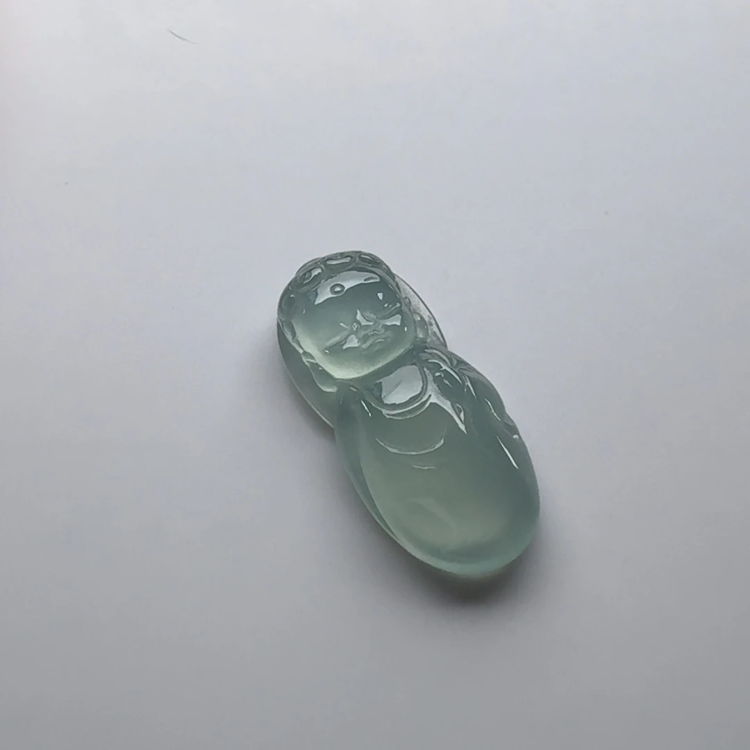 翡翠未镶嵌颈饰宝宝佛