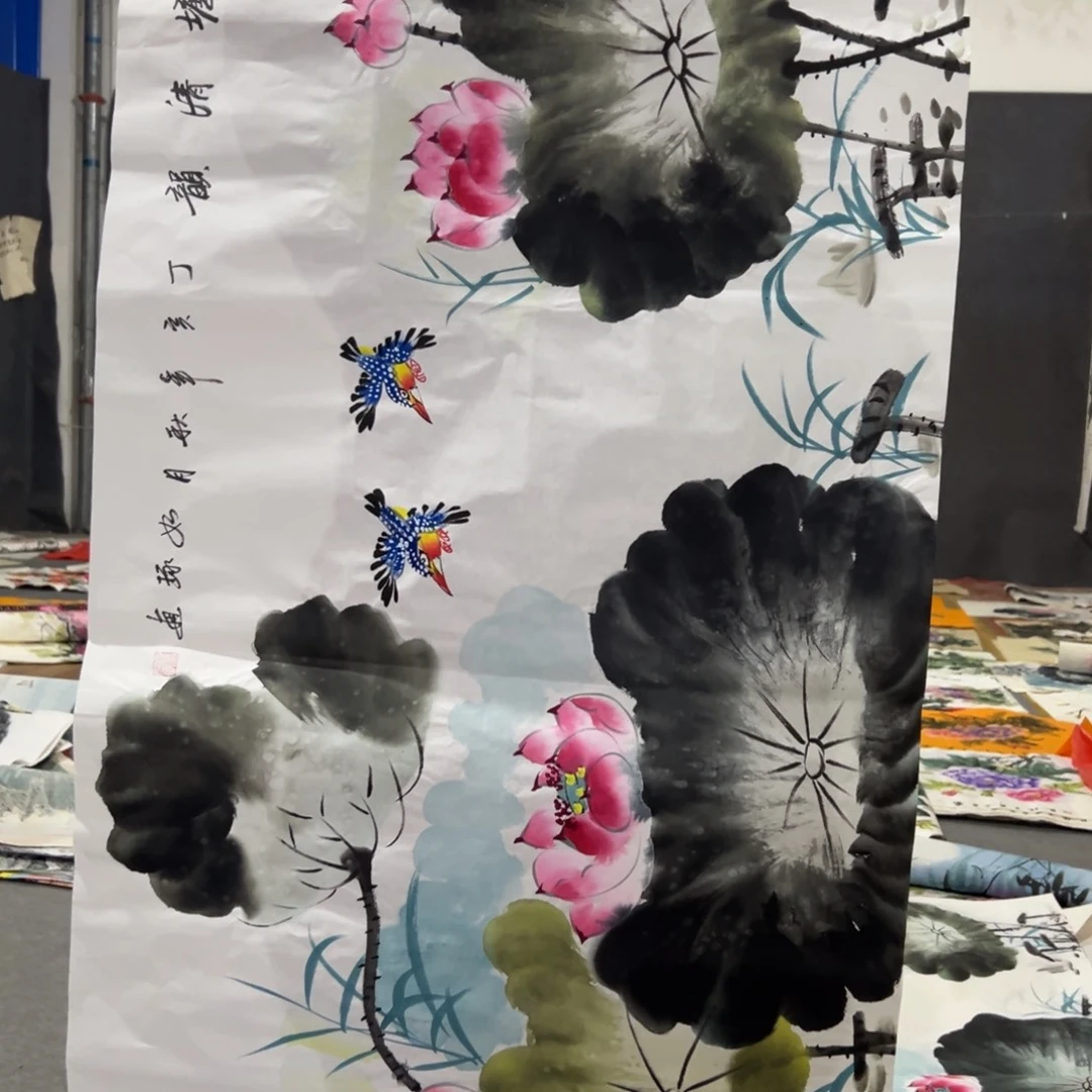 国画国画作品画心一张