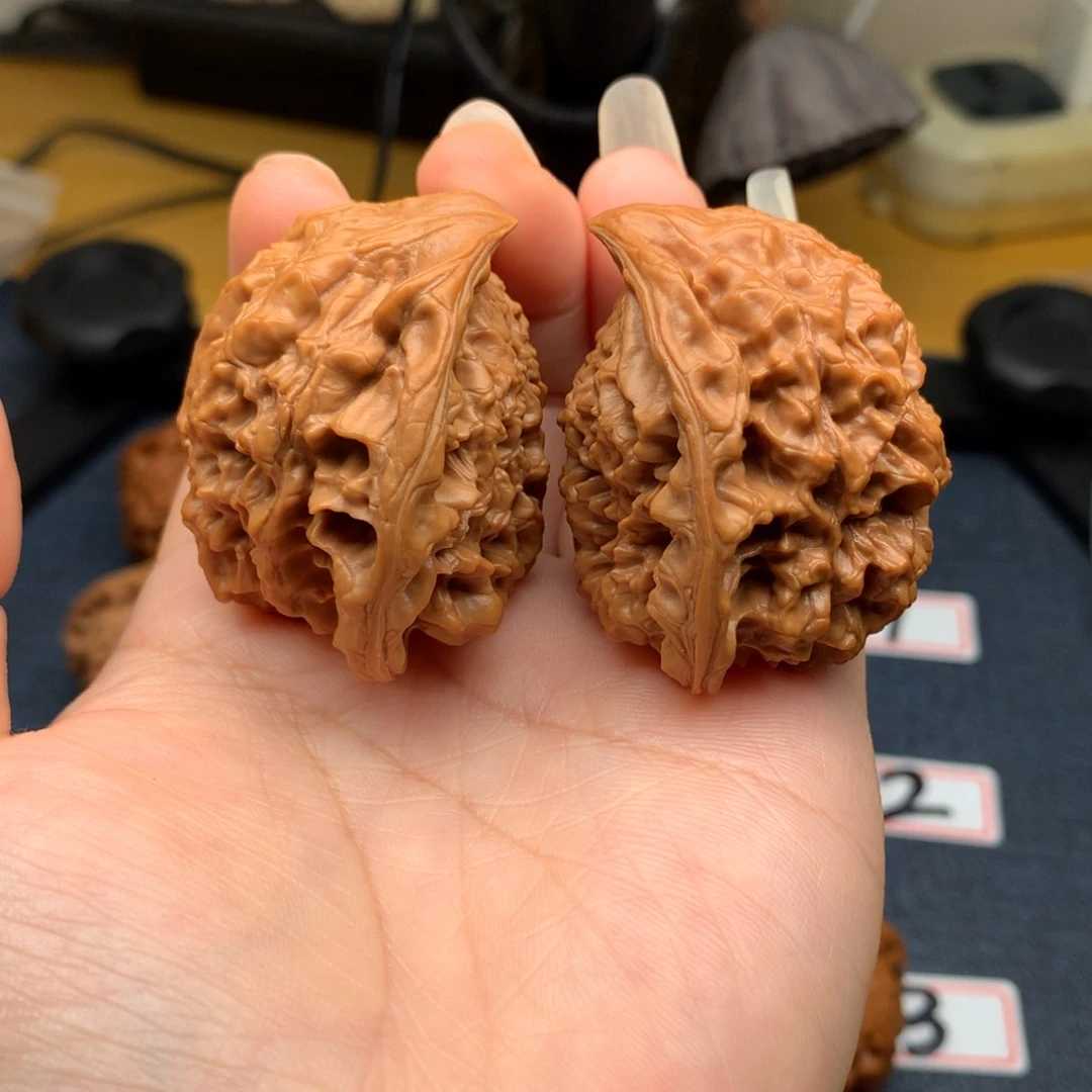 桃核吊坠48全正勾蛇头