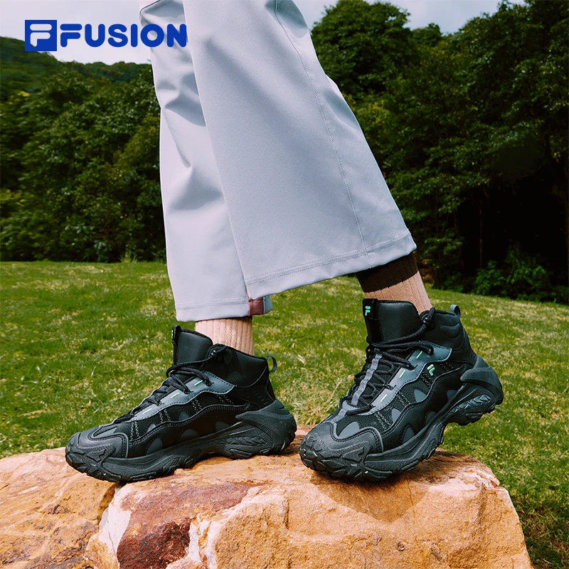 高帮加绒山脉鞋2代 | FUSION斐乐女鞋2025冬季新款保暖徒步鞋男鞋