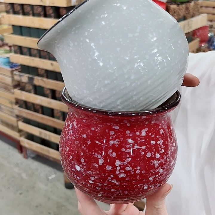 有孔.凑单10元陶瓷花盆发货！